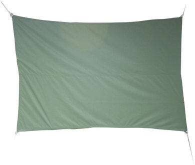 Premium kwaliteit schaduwdoek/zonnescherm Shae rechthoekig groen 2 x 3 meter