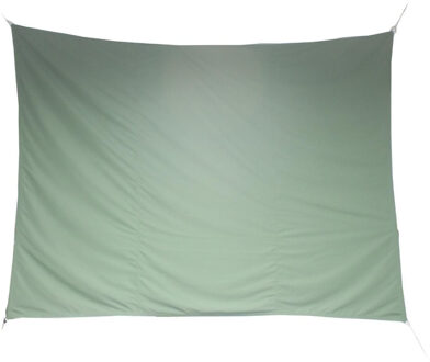 Premium kwaliteit schaduwdoek/zonnescherm Shae rechthoekig groen 3 x 4 meter