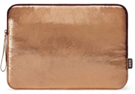 Premium laptop sleeve 13 inch - Laptop case - Computer hoes etui - Metallic rosé goud