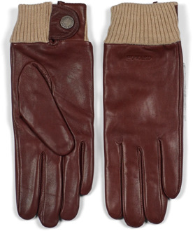 Premium Leren Handschoenen Bruin voor Dames Howard London , Brown , Heren - 8 In,8 1/2 In,7 1/2 In,7 IN