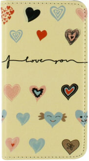 Premium Magnet Bookcase voor de Samsung Galaxy S5 Mini - I Love You