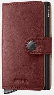 Premium Miniwallet pasjeshouder Basco Brown + Bruin - No Size