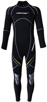 Premium Neopreen Wetsuit 3Mm Mannen Duiken Thermische Winter Warm Wetsuits Volledige Pak Zwemmen Surfen Kajakken Apparatuur Zwart XL