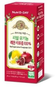 Premium NFC Juice Real Organic Lemon Pomegranate 100% 20g x 14 sticks