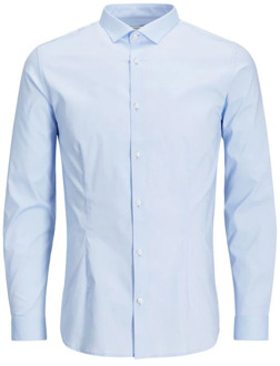 PREMIUM Parma super slim fit overhemd Blauw - 2XL