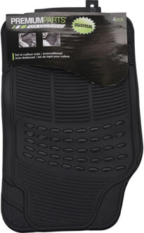 Premium Parts Automattenset - 4-delig - zwart - universeel - anti slip
