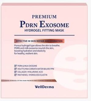 Premium PDRN Exosome Hydrogel Fitting Mask Set 30g x 4 sheets
