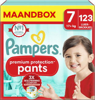 Premium Protection Pants - Maat 7 - Maandbox - 123 stuks - 17+ KG