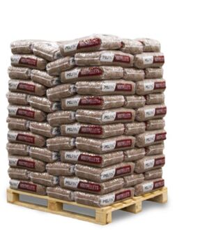 Premium Quality Pellets - 30% Naaldhout, 70% Loofhout - 84x12,5 kg