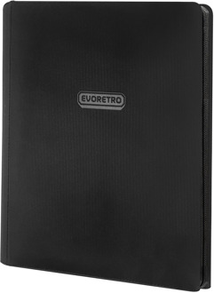 Premium - Regular Card Zippered Binder Zwart (9-Pocket)