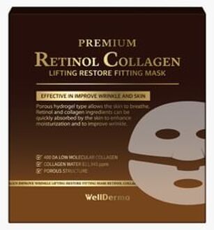 Premium Retinol Collagen Lifting Restore Fitting Mask Set - Sheetmasker