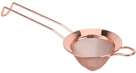Premium Roestvrij Staaldraad Fijne Zeef Voor Juice Meel Vergiet Cocktail Zeef Barman Tool roos goud