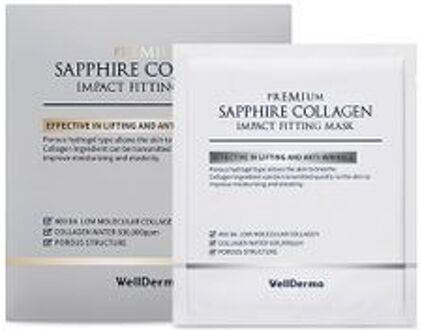 Premium Sapphire Collagen Impact Fitting Mask Set 25g x 4 pcs