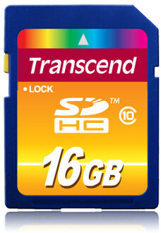 Premium SDHC-kaart 16 GB Class 10