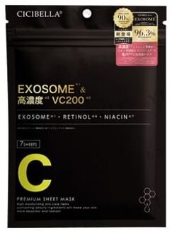 Premium Sheet Mask Exosome & Rich VC200 7 pcs