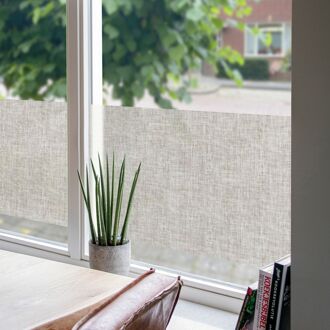 Premium Statische Folie Textiel Look 67,5x150 Cm