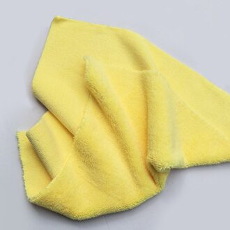 Premium Super Absorberende Microfiber Auto Detaillering Handdoek Ultra Zachte Edgeless Handdoek Perfect Voor Auto Wassen Drogen 40X40CM geel