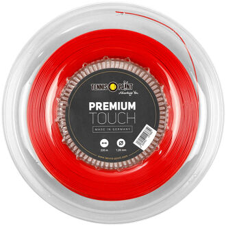 Premium Touch Rol Snaren 220m rood - 1.20,1.25,1.30