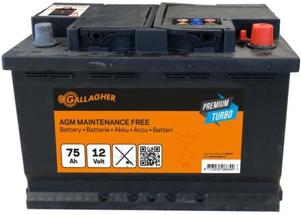 Premium Turbo AGM - Batterij - 75 Ah - 12 V