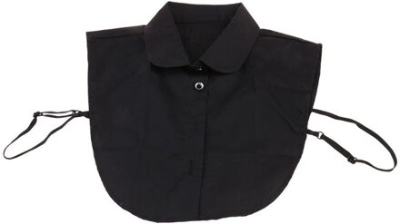 Premium Vrouwen Pure Kleur Kant Afneembare Revers Choker Ketting Overhemd Nep Valse Kraag 2