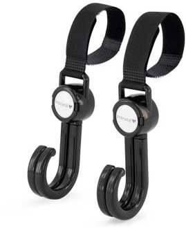 Prenatal tassenhaak 2 stuks buggy / kinderwagen universeel