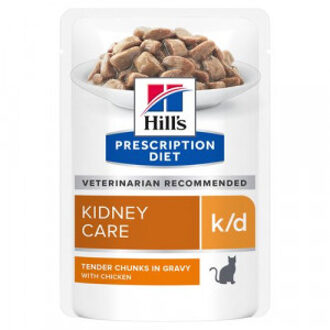 Prescription Diet Feline - k/d Chicken 12 x 85 g pouches