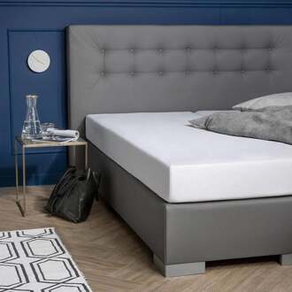 Presence Molton Sanfor Hoeslaken - Platinum - Maat: 70 x 210/