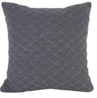 Present Time Cushion Diamonds Quilted Grijs