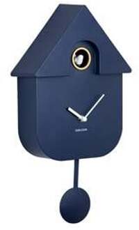 Present Time Karlsson - Wall Clock Modern Cuckoo Blauw