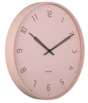 Present Time Karlsson - Wall Clock Stark Roze