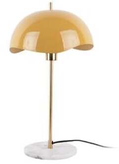 Present Time Leitmotiv - Table Lamp Waved Dome Geel
