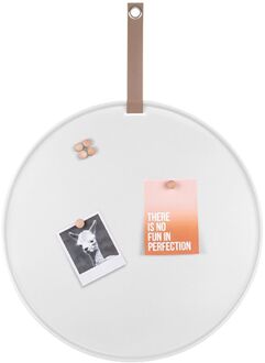 Present Time Perky Memo-/magneetbord Ø 50 cm - Wit