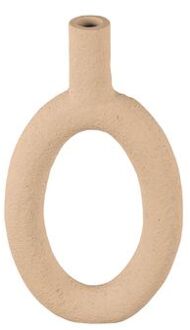 Present Time Ring Vaas Oval High - Zand Beige