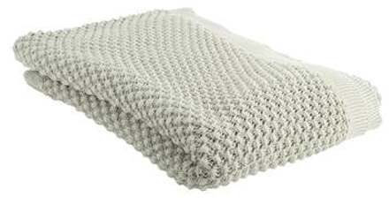 Present Time Throw Popcorn Knitted Groen