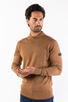 Presly & Sun Jordan mock turtle pullover Bruin - 2XL