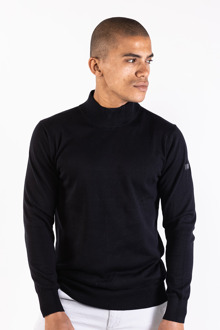 Presly & Sun Jordan mock turtle pullover - maat Zwart
