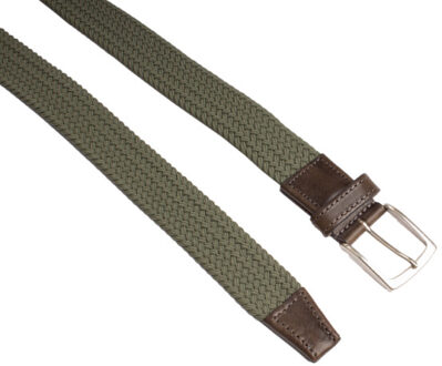 Presly & Sun Kleurige elastische riem  -  ps35-24 600 - maat 85 Groen