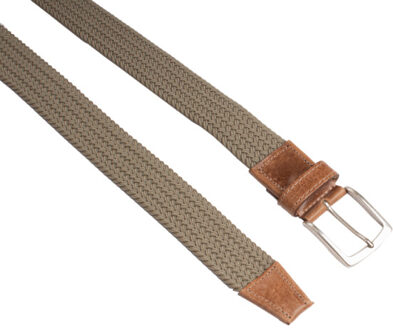 Presly & Sun Naturel kleurige elastische riem  -  ps35-24 025 Beige - 105