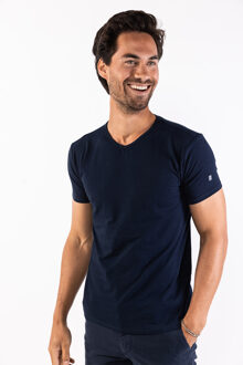 Presly & Sun Steve v-neck Blauw