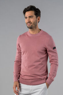 Presly & Sun Will r-neck knitted pullover Roze - L