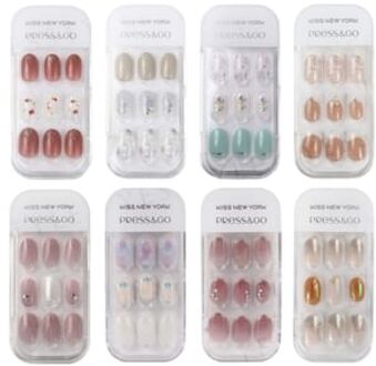 Press & Go Luxury Gel Nail Tips LPG44J - 30 pcs