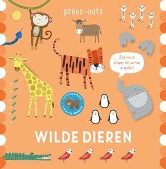 Press-outs - Wilde dieren -   (ISBN: 9789036647113)