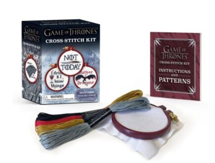 Press, R: Game Of Thrones Cross-Stitch Kit - Rp Minis - Running Press