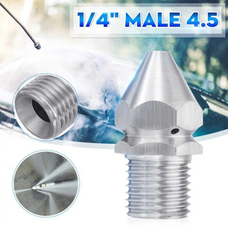 Pressure Washer Drain Sewer High Pressure Washer Cleaning Pipe Jetter Spray Nozzle 4 Jet 1/4''M 4.5 Dropshipping 2019