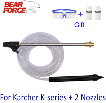 Pressure Washer Sand Blaster Gun Lance Hose Wet Sandblaster Lance High Pressure Water Sandblasting Jet Kit for Karcher Car Wash