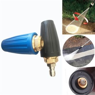 Pressure Washer Tips Turbo Nozzle 4000psi Max Rotating Pressure Washer Nozzle with 1/4'' Quick Connect for Remove Ads Bark Rust