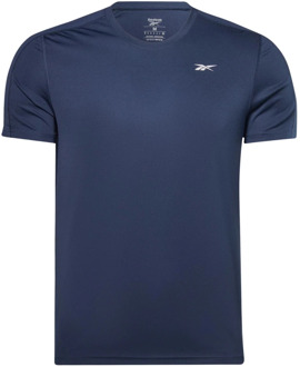 Prestatie Tech Tee Reebok , Blue , Heren - Xl,L,M