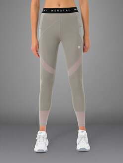 Prestatiemaillot van mesh Lichtgrijs