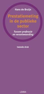 Prestatiemeting in de publieke sector - Boek Hans de Bruijn (9059314735)