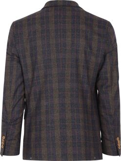 Prestige Colbert Deloro Ruit Donkerblauw - 48,50